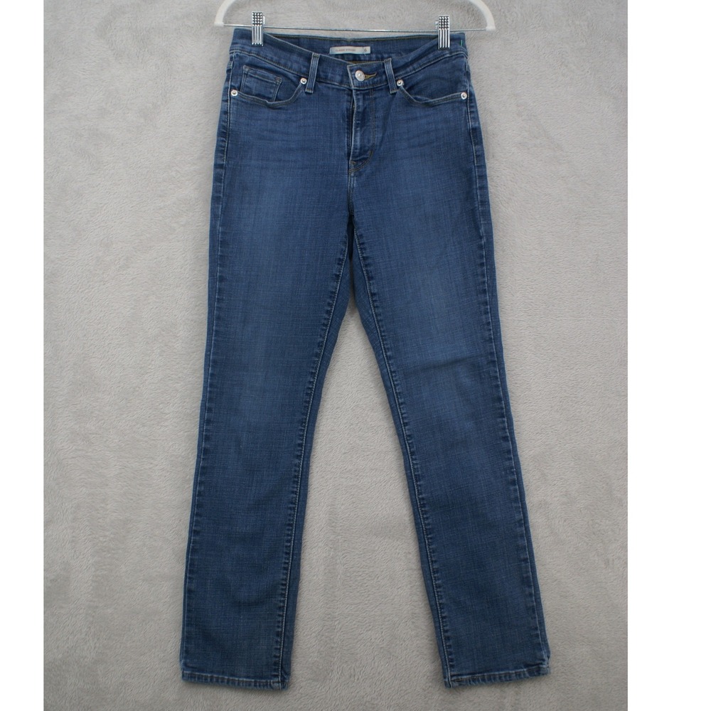 Levi's Women's Classic Straight Jeans 6 W28 L30 Maui Waterfall Blue 39250-0030